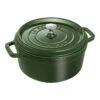 Staub Gietijzeren Braadpan 24 Cm / 3,8 L, Rond, Basilicum