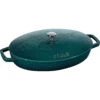 Staub La Mer Ovale Braadpan, Drielaags Emaille
