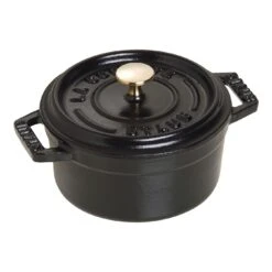 Staub Mini Braadpan 10 Cm / 250 Ml, Rond, Zwart
