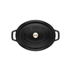 Staub Gietijzeren Braadpan 41 Cm / 12 L, Ovaal, Zwart -Staub Verkoopwinkel 40500 231 0 3 1