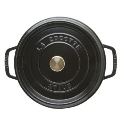 Staub Gietijzeren Braadpan 24 Cm / 3,8 L, Rond, Zwart -Staub Verkoopwinkel 40500 241 0 3