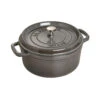 Staub Gietijzeren Braadpan 18 Cm / 1,7 L, Rond, Grafietgrijs