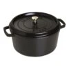 Staub Gietijzeren Braadpan 28 Cm / 6,75 L, Rond, Zwart