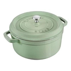 Staub Gietijzeren Braadpan 26 Cm / 5,25 L, Rond, Salie