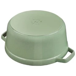 Staub Gietijzeren Braadpan 26 Cm / 5,25 L, Rond, Salie -Staub Verkoopwinkel 40505 364 4