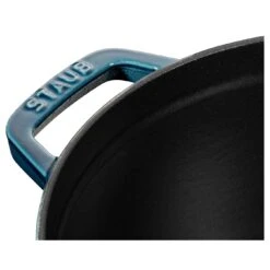 Staub Gietijzeren Braadpan 24 Cm / 3,8 L, Rond, La-mer -Staub Verkoopwinkel 40508 654 0 3