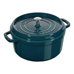 Staub Gietijzeren Braadpan 26 Cm / 5,25 L, Rond, La-mer