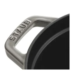 Staub Gietijzeren Braadpan 29 Cm / 4,25 L, Ovaal, Grafietgrijs -Staub Verkoopwinkel 40509 317 0 3