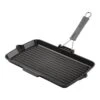 Staub Grillpan Met Schenktuit 34 X 21 Cm, Zwart