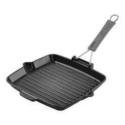 Staub Grillpan Met Schenktuit 24 X 24 Cm, Zwart
