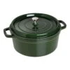 Staub Gietijzeren Braadpan 28 Cm / 6,75 L, Rond, Basilicum