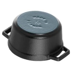 Staub Gietijzeren Braadpan 12 Cm / 400 Ml, Rond, Zwart -Staub Verkoopwinkel 40509 471 0 000000884