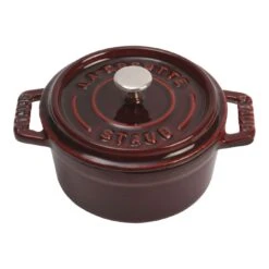 Staub Mini Braadpan 10 Cm / 250 Ml, Rond, Grenadine Rood