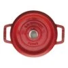 Staub Gietijzeren Braadpan 18 Cm / 1,7 L, Rond, Kersenrood