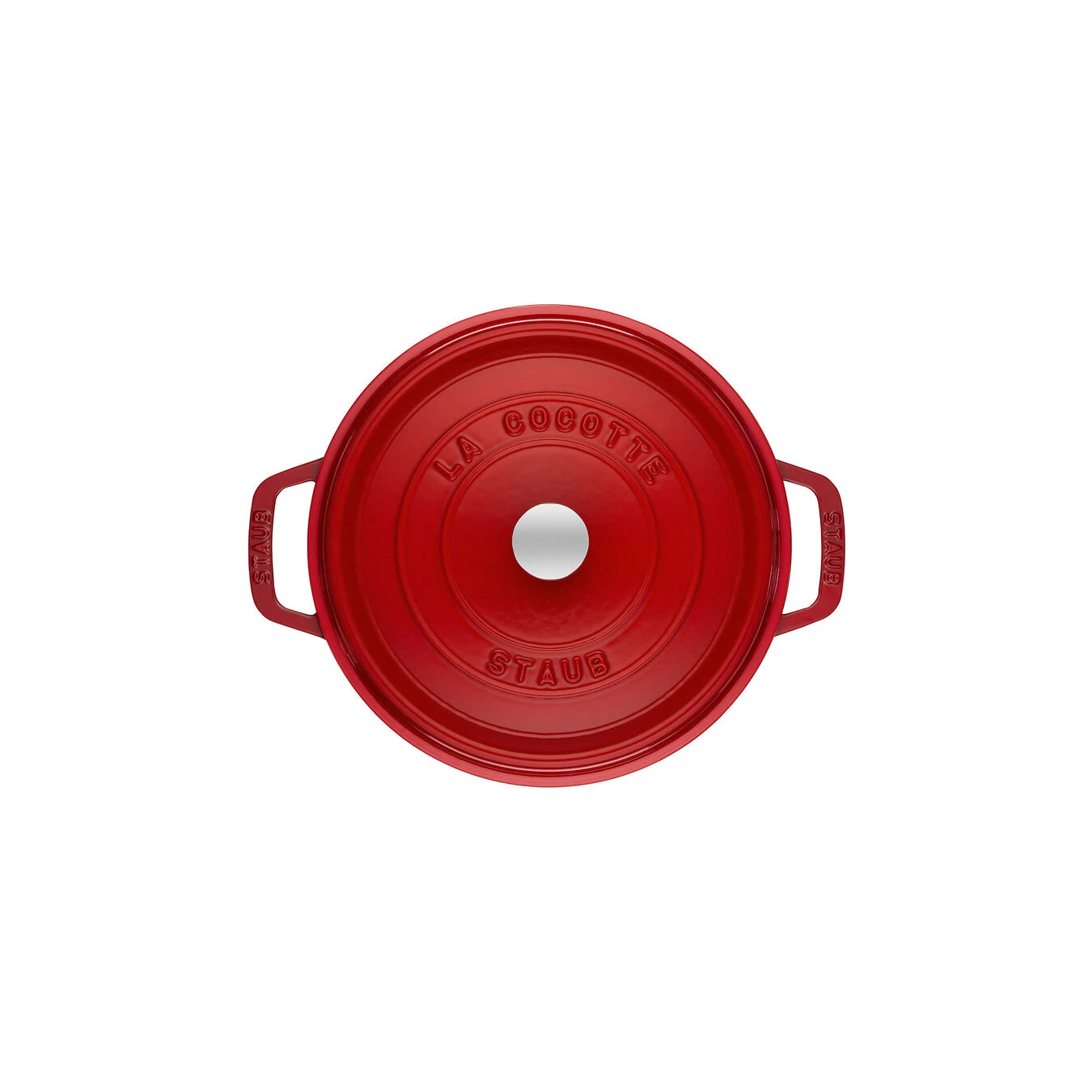 Staub Gietijzeren Braadpan 22 Cm / 2,5 L, Rond, Kersenrood 3 Staub Gietijzeren Braadpan 22 Cm / 2,5 L, Rond, Kersenrood - Afbeelding 3