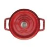 Staub Gietijzeren Braadpan 20 Cm / 2,2 L, Rond, Kersenrood