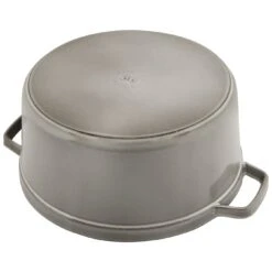 Staub Gietijzeren Braadpan 30 Cm / 8,4 L, Rond, Grafietgrijs -Staub Verkoopwinkel 40509 862 0 000000885