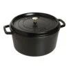 Staub Gietijzeren Braadpan 34 Cm / 12,5 L, Rond, Zwart