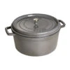 Staub Gietijzeren Braadpan 30 Cm / 8,4 L, Rond, Grafietgrijs