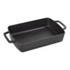 Staub Ovenschaal 30 Cm, Rechthoekig, Zwart