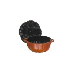 Staub Gietijzeren Braadpan 24 Cm / 3,25 L, Pompoen, Kanneel -Staub Verkoopwinkel 40511 403 0 6