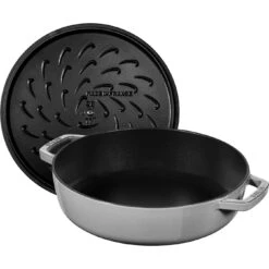 Staub Sauteerpan Chistera 24 Cm / 2,5 L, Grafietgrijs -Staub Verkoopwinkel 40511 471 0 3