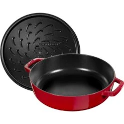 Staub Sauteerpan Chistera 28 Cm / 3,7 L, Kersenrood -Staub Verkoopwinkel 40511 474 0 2