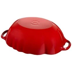 Staub Gietijzeren Braadpan 25 Cm / 3 L, Tomaat, Kersenrood -Staub Verkoopwinkel 40511 774 0 3