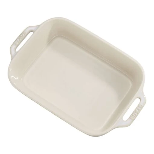 Staub Ovenschaal 27 Cm, Rechthoekig, Ivoorwit 5 Staub Ovenschaal 27 Cm, Rechthoekig, Ivoorwit -Staub Verkoopwinkel 40511 883 2