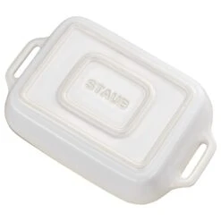 Staub Ovenschaal 27 Cm, Rechthoekig, Ivoorwit -Staub Verkoopwinkel 40511 883 3