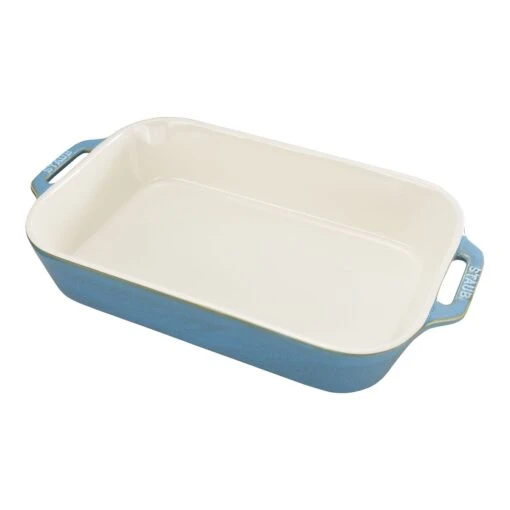 Staub Ovenschaal 34 Cm, Rechthoekig, Antiek Turquoise 2 Staub Ovenschaal 34 Cm, Rechthoekig, Antiek Turquoise -Staub Verkoopwinkel 40511 890 1