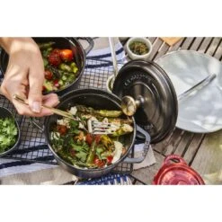 Staub Gietijzeren Braadpan 16 Cm / 1,25 L, Rond, Zwart -Staub Verkoopwinkel 424422438