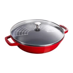 Staub Wok Met Glazen Deksel Ø30 Cm 4,4 L