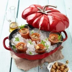 Staub Limited Edition Casserole Tomato 2,5L Ø25cm, Red -Staub Verkoopwinkel staub limited edition casserole tomato 25l 25cm red 6