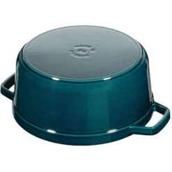 Staub Cocotte Rond 26 Cm 5,2 L, Petrolblauw -Staub Verkoopwinkel staub staub cocotte rond 5